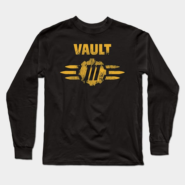 Worn Vault 111 Logo Long Sleeve T-Shirt by selmaeelsharon